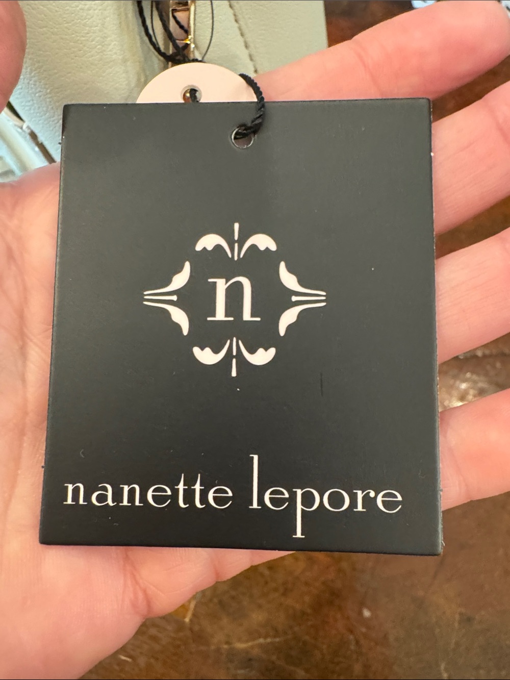Nanette Lepore Cream Shoulder Bag with Gold Accents - Picture 3 of 12